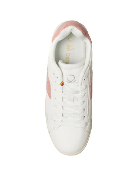 Sneakers Valentina blanc/rose