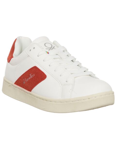 Sneakers Valentina blanc/rouge