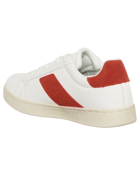 Sneakers Valentina blanc/rouge