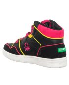 Sneakers Rosita noir/fuchsia