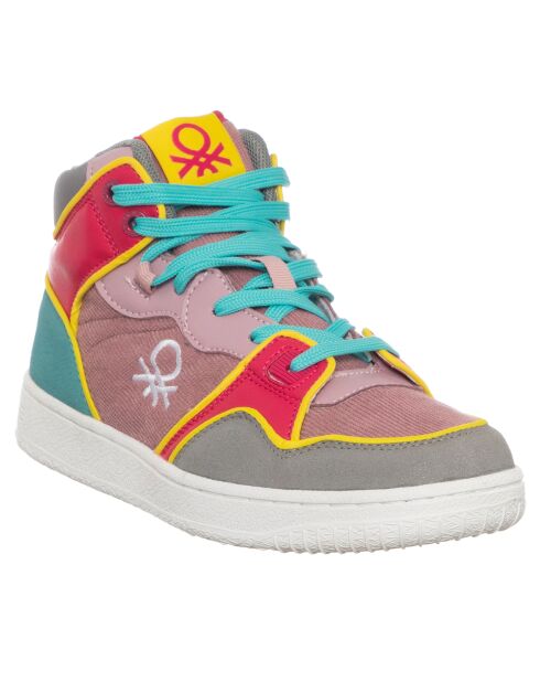 Sneakers Rosita rose/gris/vert