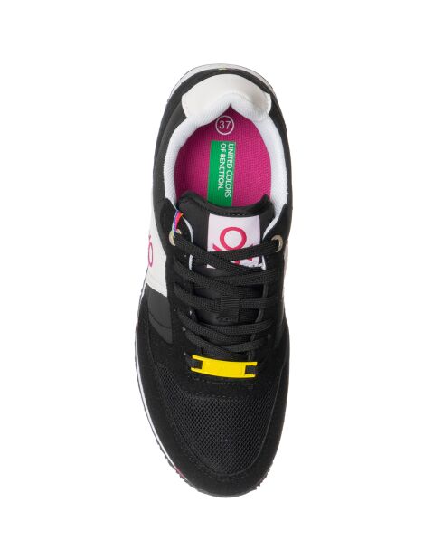 Sneakers Kayla noir/fuchsia