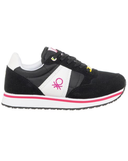 Sneakers Kayla noir/fuchsia