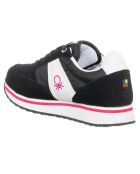 Sneakers Kayla noir/fuchsia