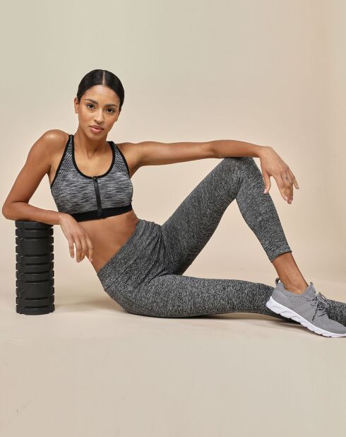 Brassière de sport technique grise