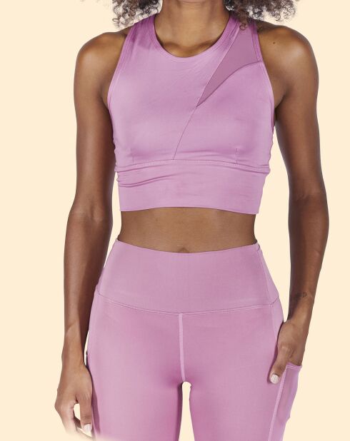 Brassière de sport Maintien léger rose