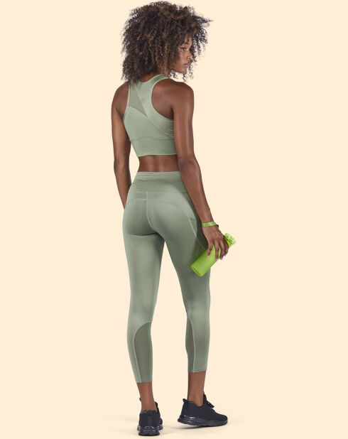 Brassière de sport Maintien léger kaki