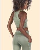 Brassière de sport Maintien léger kaki