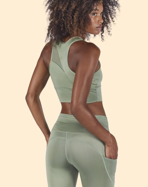 Brassière de sport Maintien léger kaki