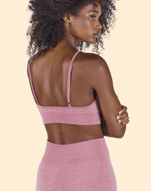 Brassière de sport Maintien léger rose