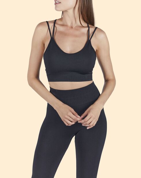 Brassière de sport Maintien léger noire