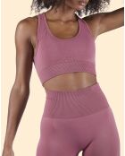 Brassière de sport Maintien léger rose