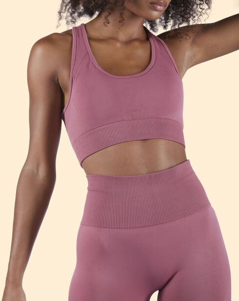 Brassière de sport Maintien léger rose