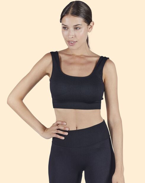 Brassière de sport Maintien léger noire