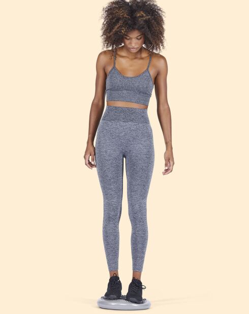 Brassière de sport Maintien léger  gris chiné