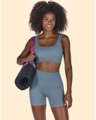 Brassière de sport Maintien léger bleu glacé