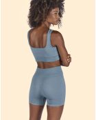 Brassière de sport Maintien léger bleu glacé