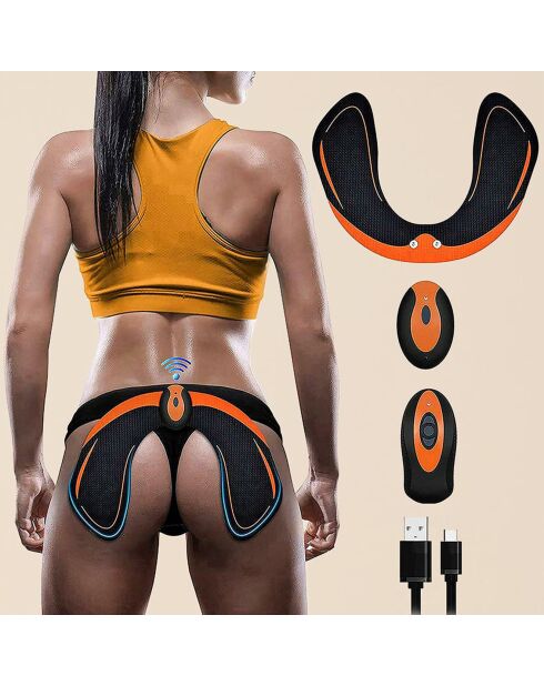 Electro stimulateur musculaire noir