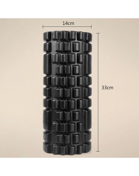 Rouleau de massage noir