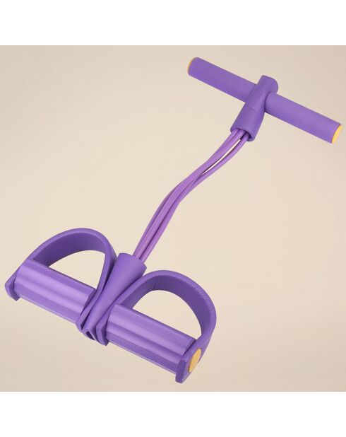 Elastique de Musculation avec pédale violet