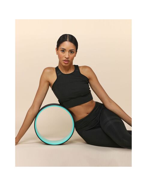 Roue de yoga noir/vert