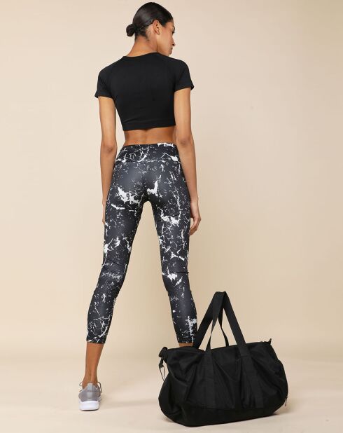 Sac de sport noir 50x25 cm