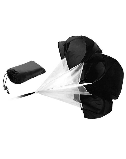 Ceinture Running Parachute noire - 151x118x4cm