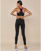 Legging avec poche de running compressif noir