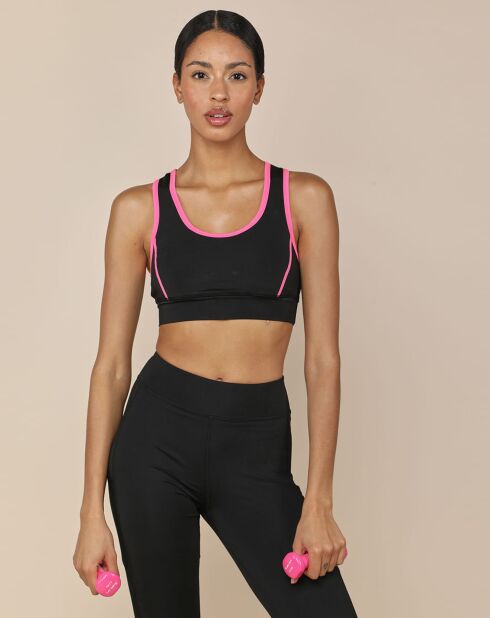 Legging avec poche de running compressif noir