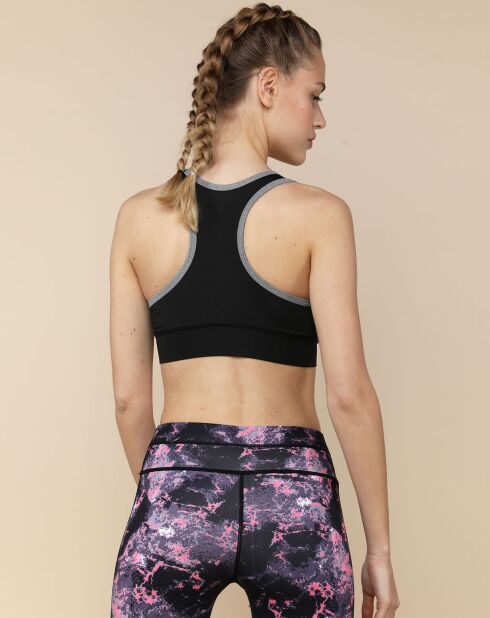 Legging de training coupe compressive multicolore