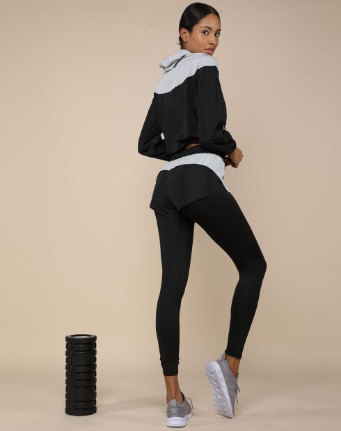 Legging de sport noir/gris