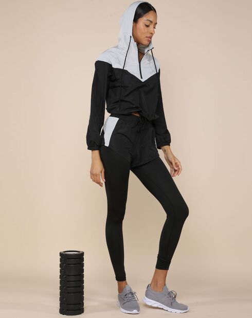 Legging de sport noir/gris