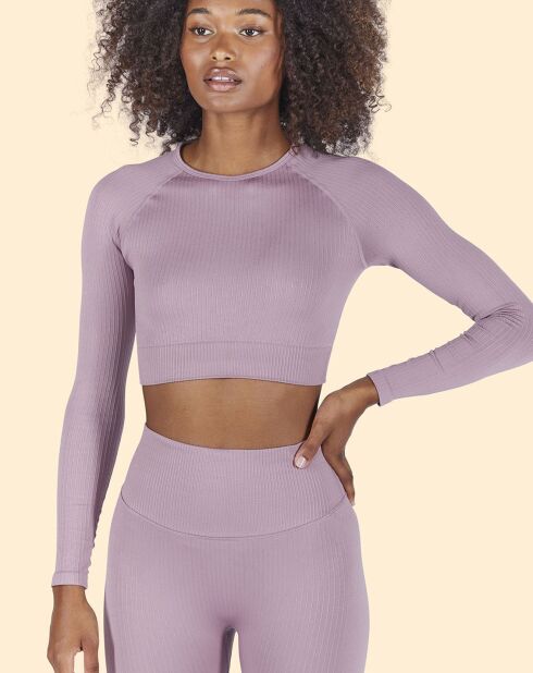 Leggins deportivos lilas