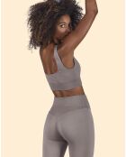 Legging de sport marron glacé