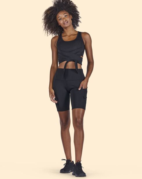Short cycliste noir