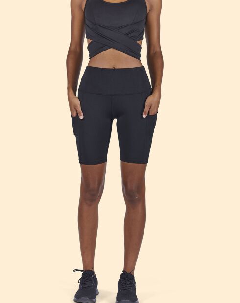 Short cycliste noir