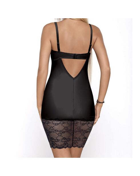 Camisón negro Vesta