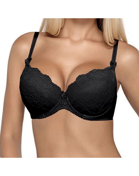 Soutien-gorge vesta push-up noir