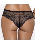 Tanga catherine IV noir/rouge