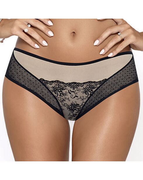Culotte imi noir/beige