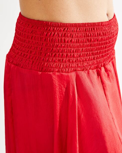 Haora roter Satinrock