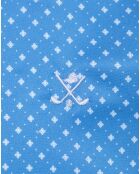Chemise M-One imprimée bleue