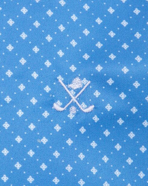 Chemise M-One imprimée bleue
