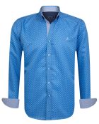 Chemise M-One imprimée bleue