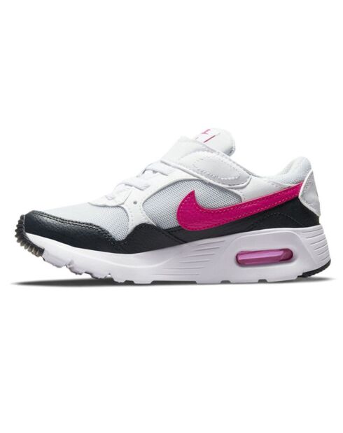 Baskets en Cuir et Mesh Air Max Sc Ps noir/blanc/rose
