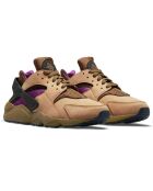 Sneakers en Velours de Cuir Air Huarache Run camel