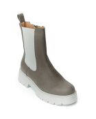 Chelsea Boots en Cuir Rita taupe