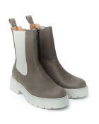 Chelsea Boots en Cuir Rita taupe