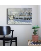 Peinture sur toile Reproduction Claude Monet multicolore - 45x70 cm