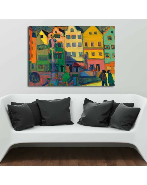 Peinture sur toile Reproduction Vassily Kandinsky multicolore - 70x100 cm